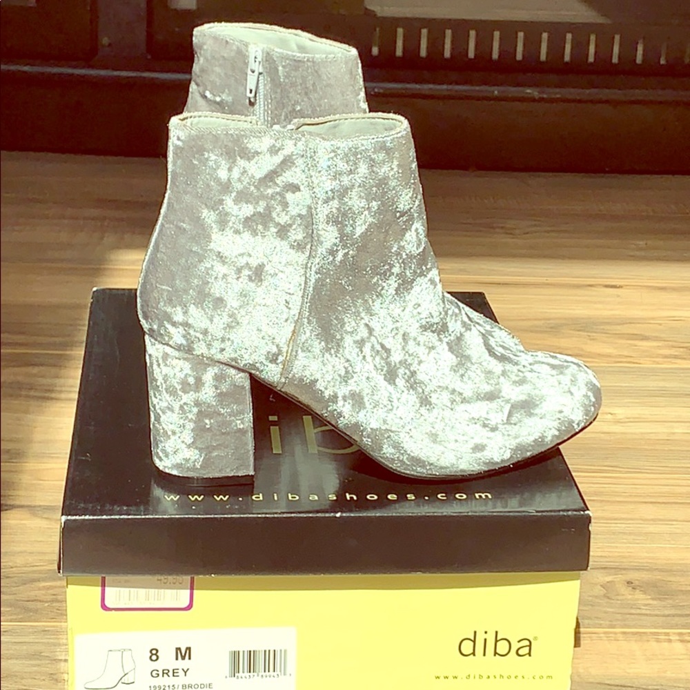 Silver Grey Boots